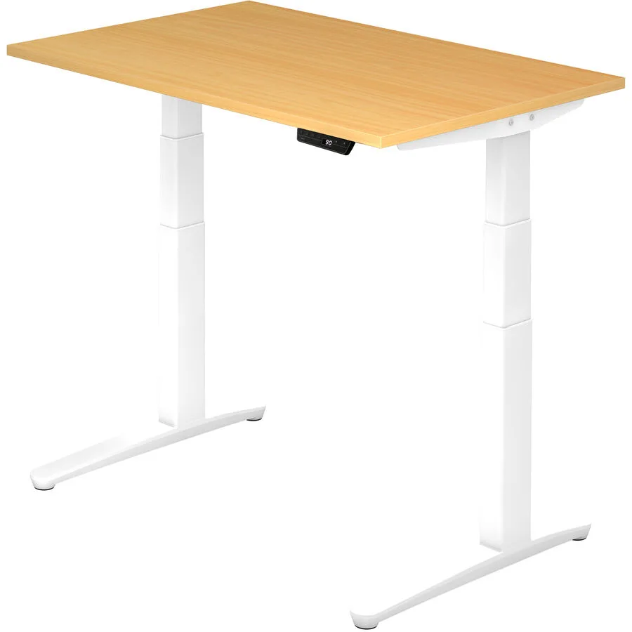 Schreibtisch Office Buche Dekor Holzwerkstoff B 120 T 80 cm
