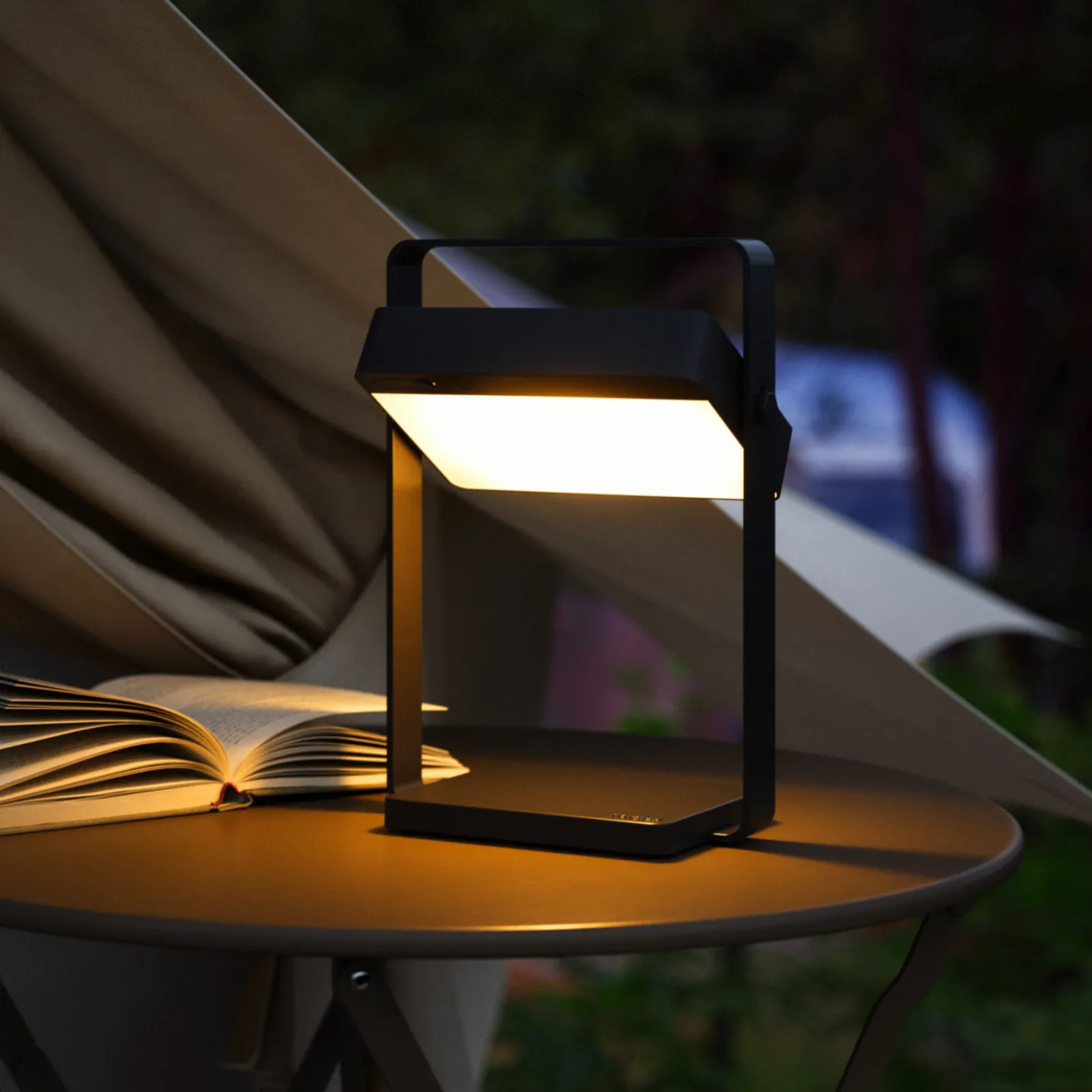 Saulio Solar Portable Tischleuchte IP44 Black - Nordlux - Wohnzimmer - Modern - Aluminium - Einflammig