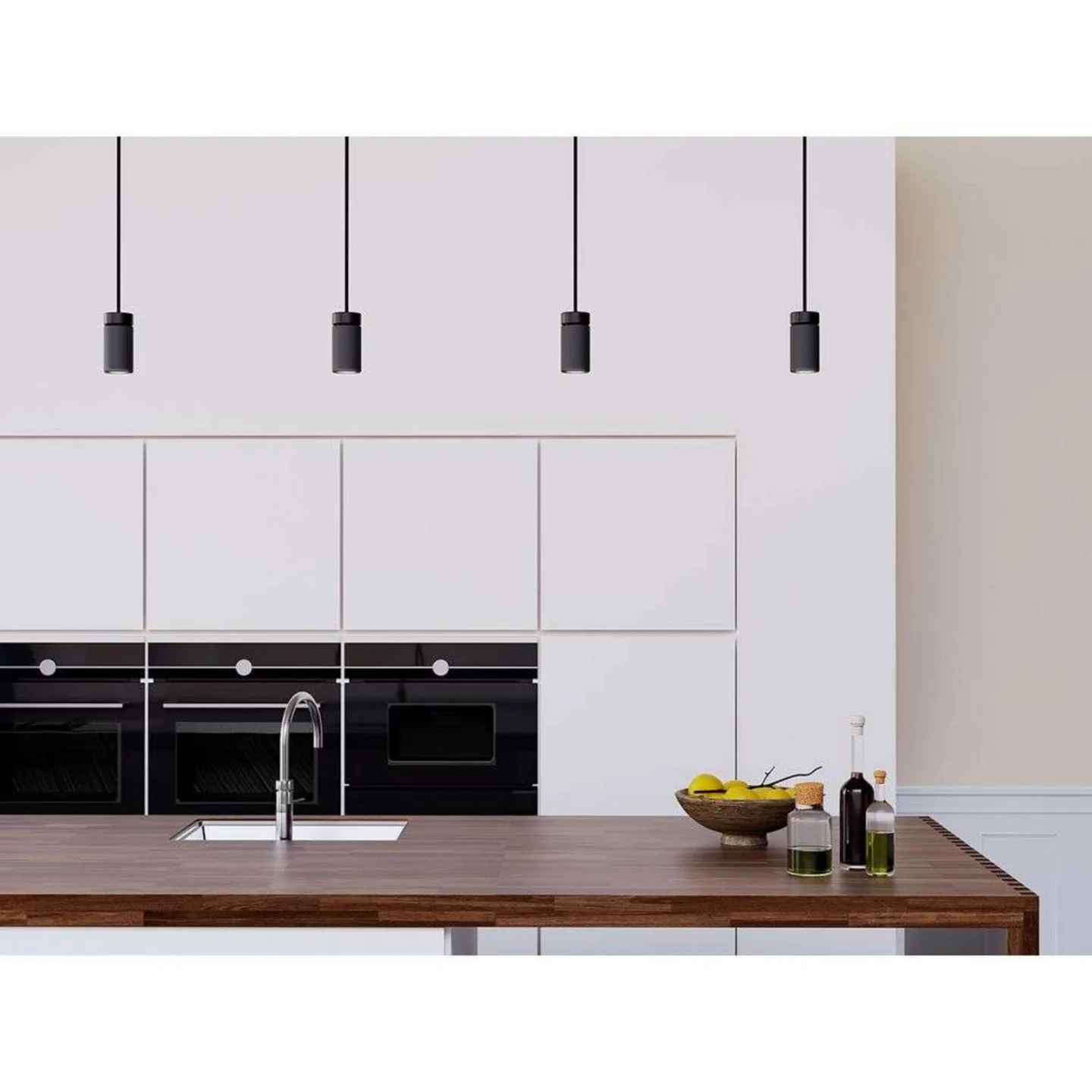Holder Pendelleuchte Black - Herstal - Wohnzimmer - Metall