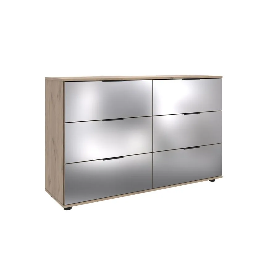 Kommode Metac Eiche Nachbildung Holzwerkstoff B 130 H 83 cm