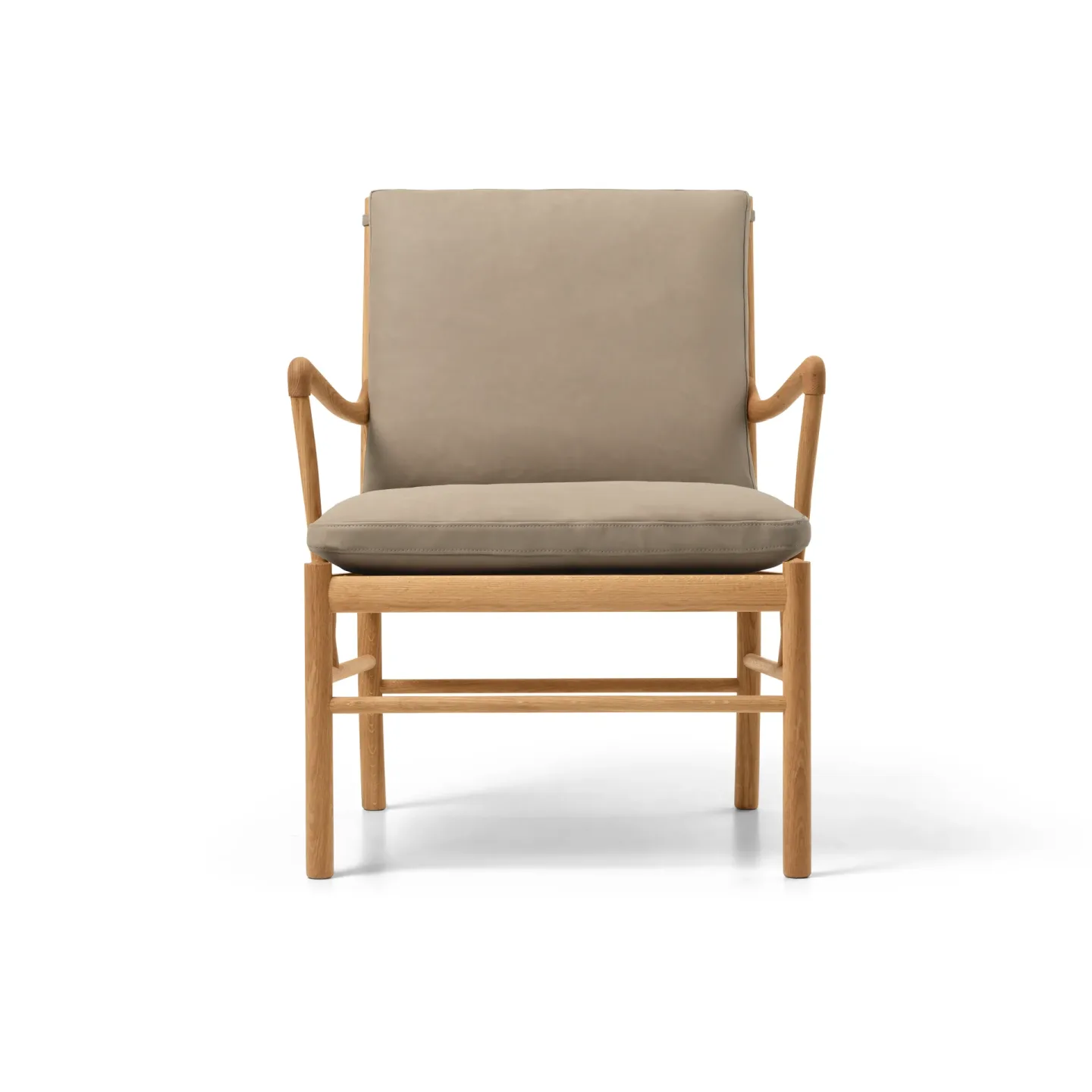 Carl Hansen & Søn OW149 Colonial chair fåtölj Terra 20366 läder-oljad ek