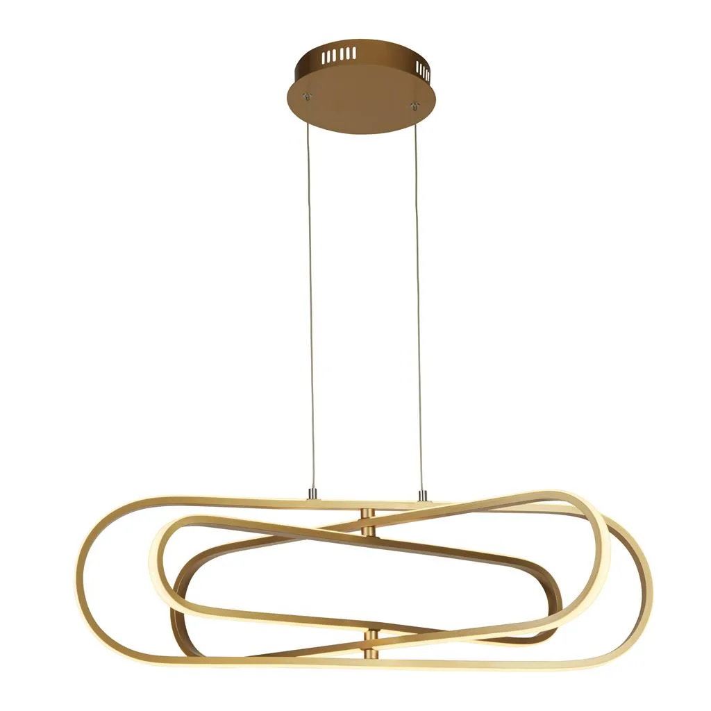Searchlight - Clip 80cm - Taklampa - Guld