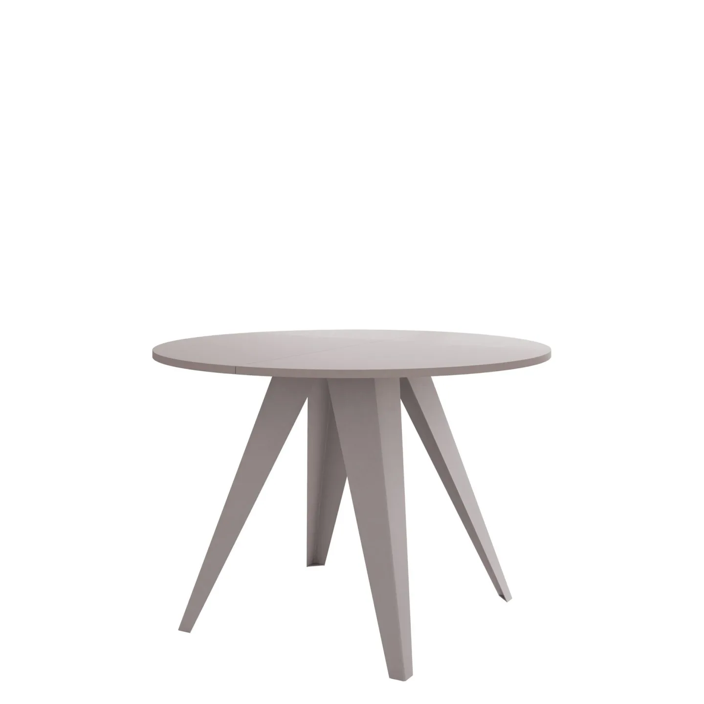 Hoban Matbord rund förlängningsbart 100-138 cm - Beige