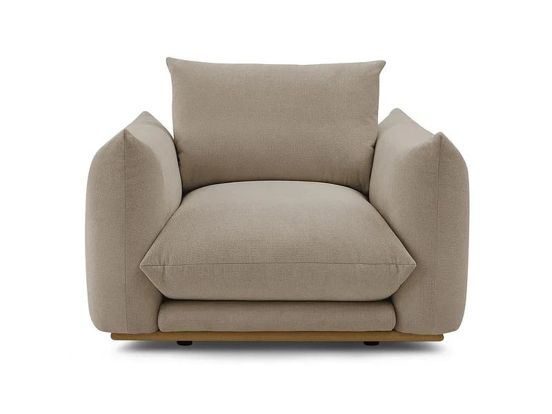 Sessel BOBOCHIC ERNEST Stoff taupe