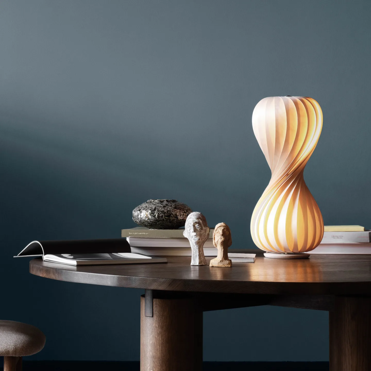 TR7 Tischleuchte 25x68 cm Birch Natural - Tom Rossau - Holz