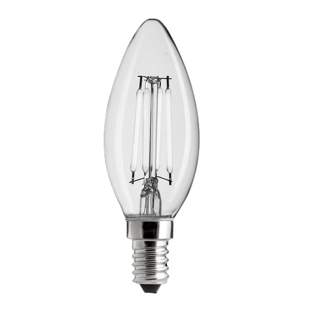 Unison - LED E14 kronljus 4W 2700K - Ljuskälla - Transparent