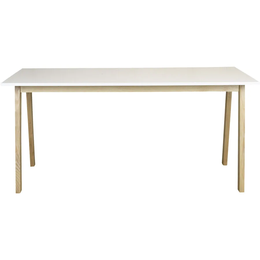 Schreibtisch Lale Weiss Holz 160 cm