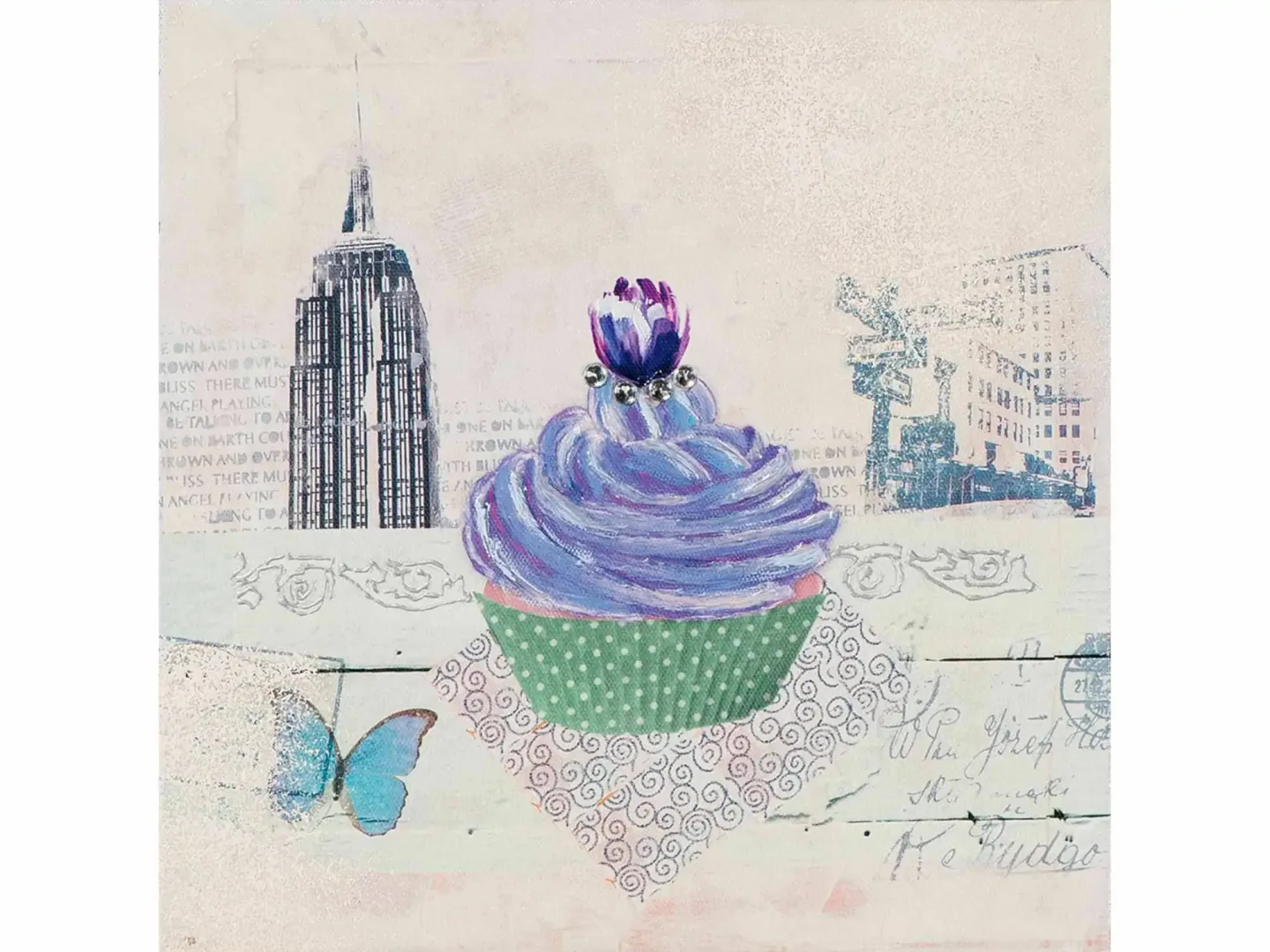image LAND Bild Heidelbeer-Cupcake | Schubiger Möbel