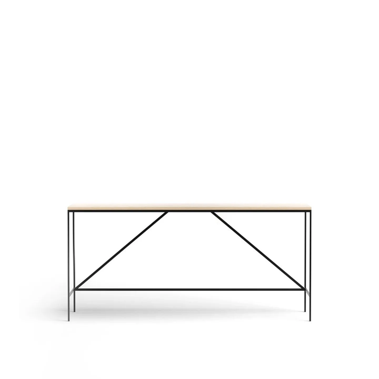 Karakter - Cache Console - Without Drawers - Avlastningsbord - Paul McCobb - Träfärgad,Svart - Metall/Trä