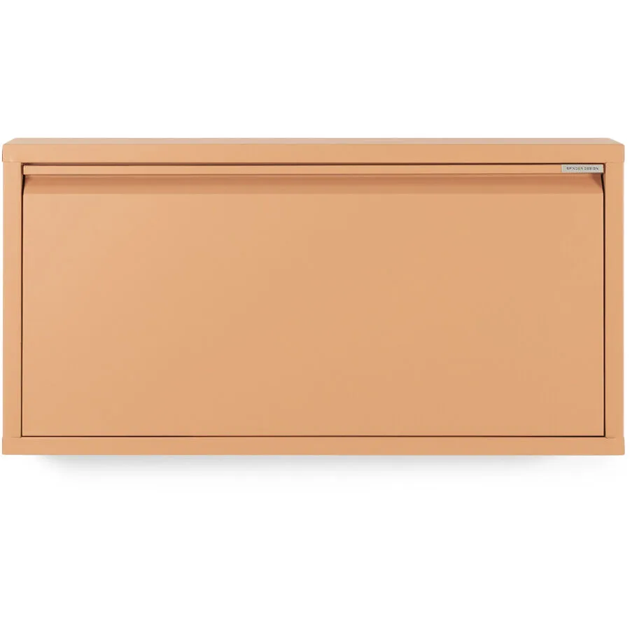 Spinder Design Schuhschrank Hesta terracotta Stahl B 75 cm H 37.5 cm