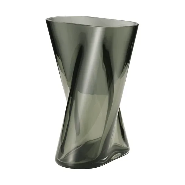 Georg Jensen Lituus Glasvase Grau, klein