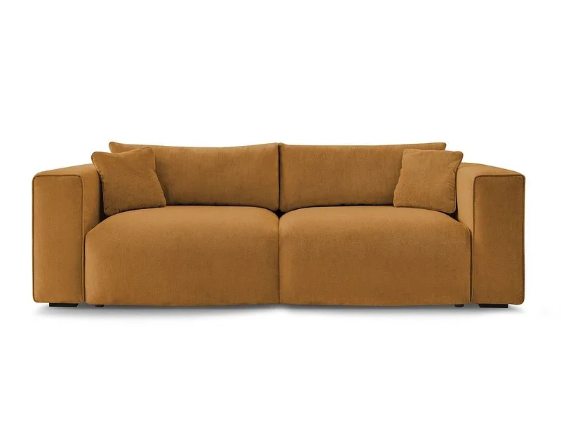 3er Sofa BOBOCHIC EZECHIEL Stoff orange