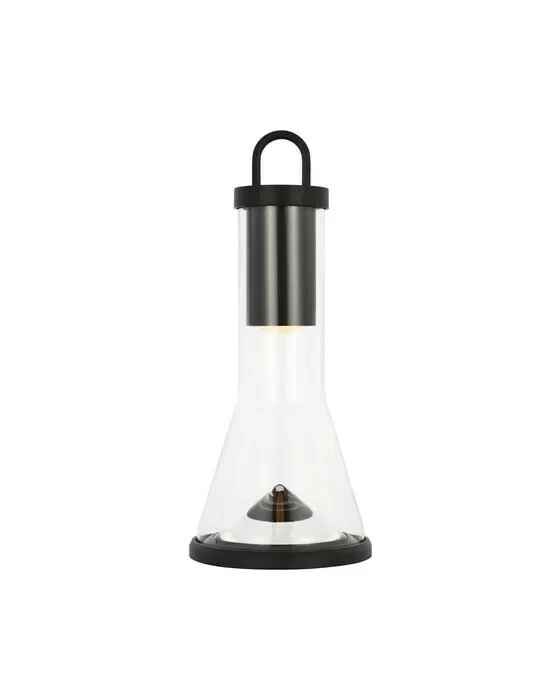 Kandella Accent Rechargeable Table Lamp Black