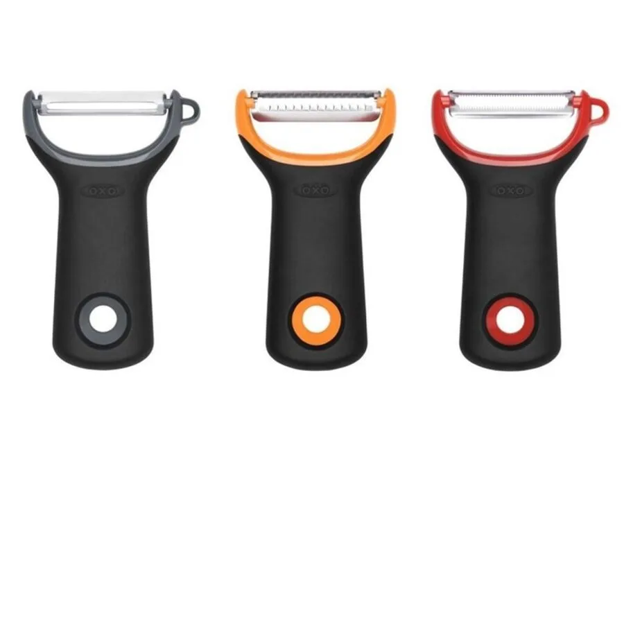 Schäler Oxo schwarz Stahl/ABS B 20.3 cm