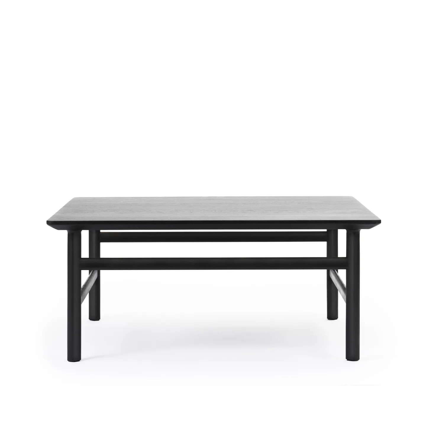 Normann Copenhagen - Grow Table 80 x 80 cm Oak Black - Soffbord - Simon Legald - Svart - Trä