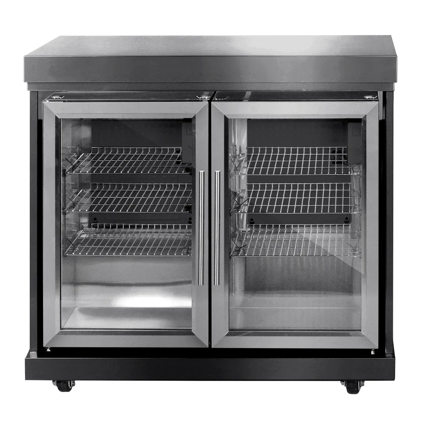Black Collection - Modul Kühlschrank mit Doppeltüren