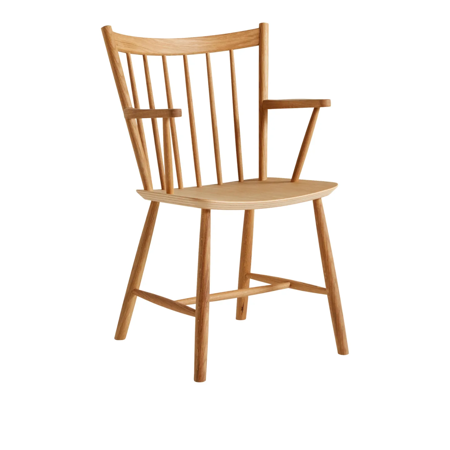 HAY - J42 Chair Oiled Oak - Matstolar - Børge Mogensen - Träfärgad - Trä