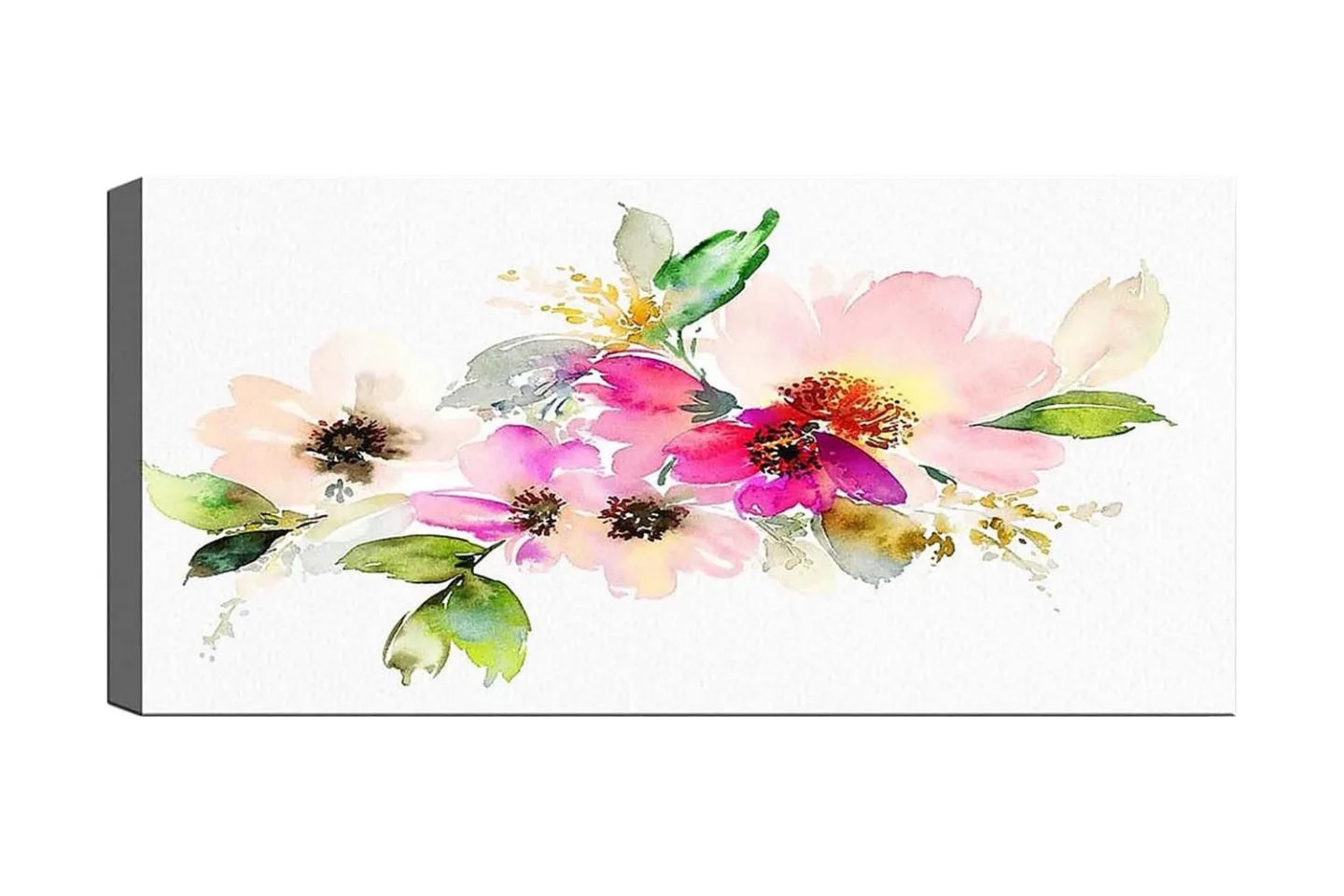 Canvastavla YTY Floral & Botanical Flerfärgad - 120x50 cm