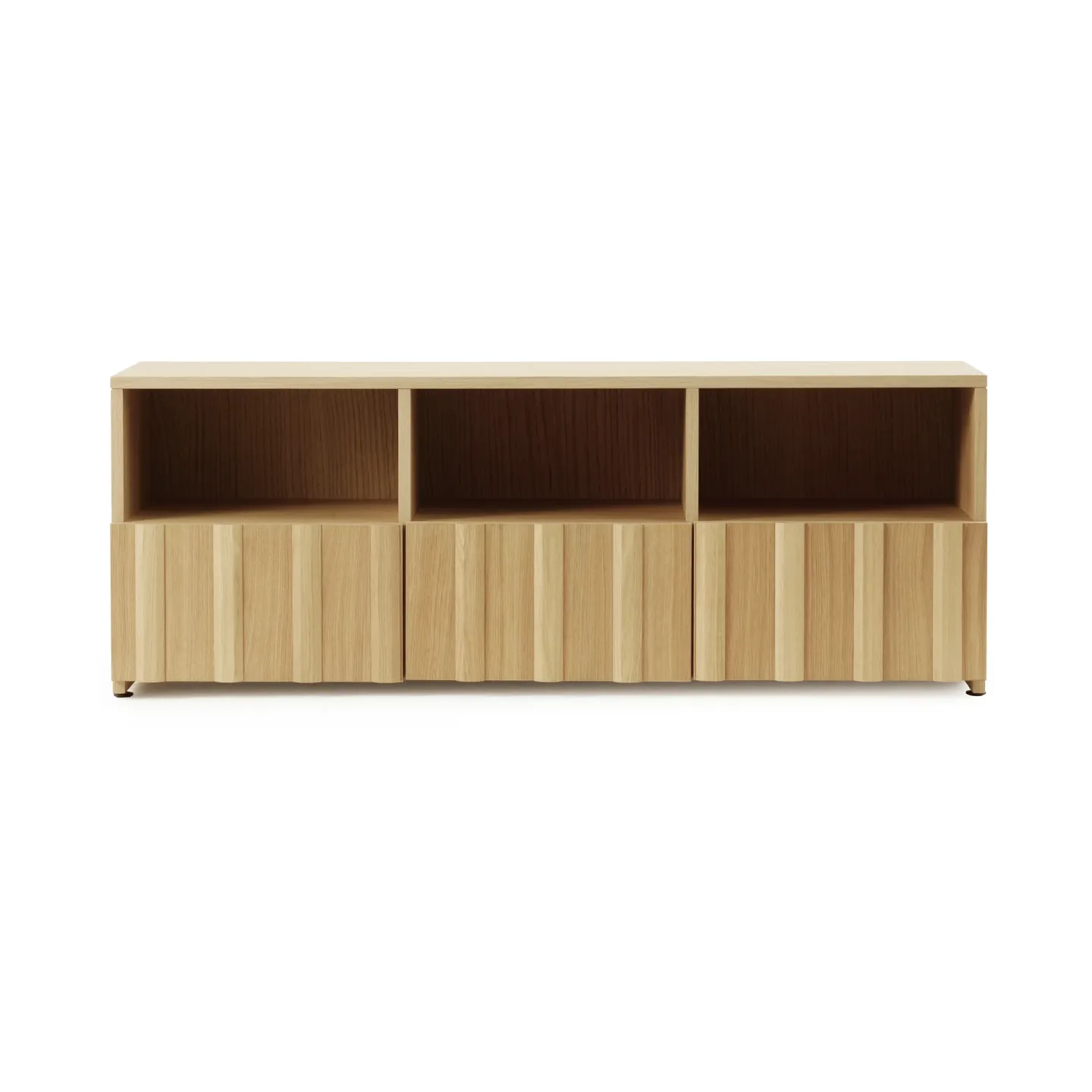 Normann Copenhagen Rib sideboard hybrid Oak, 44x120x38 cm