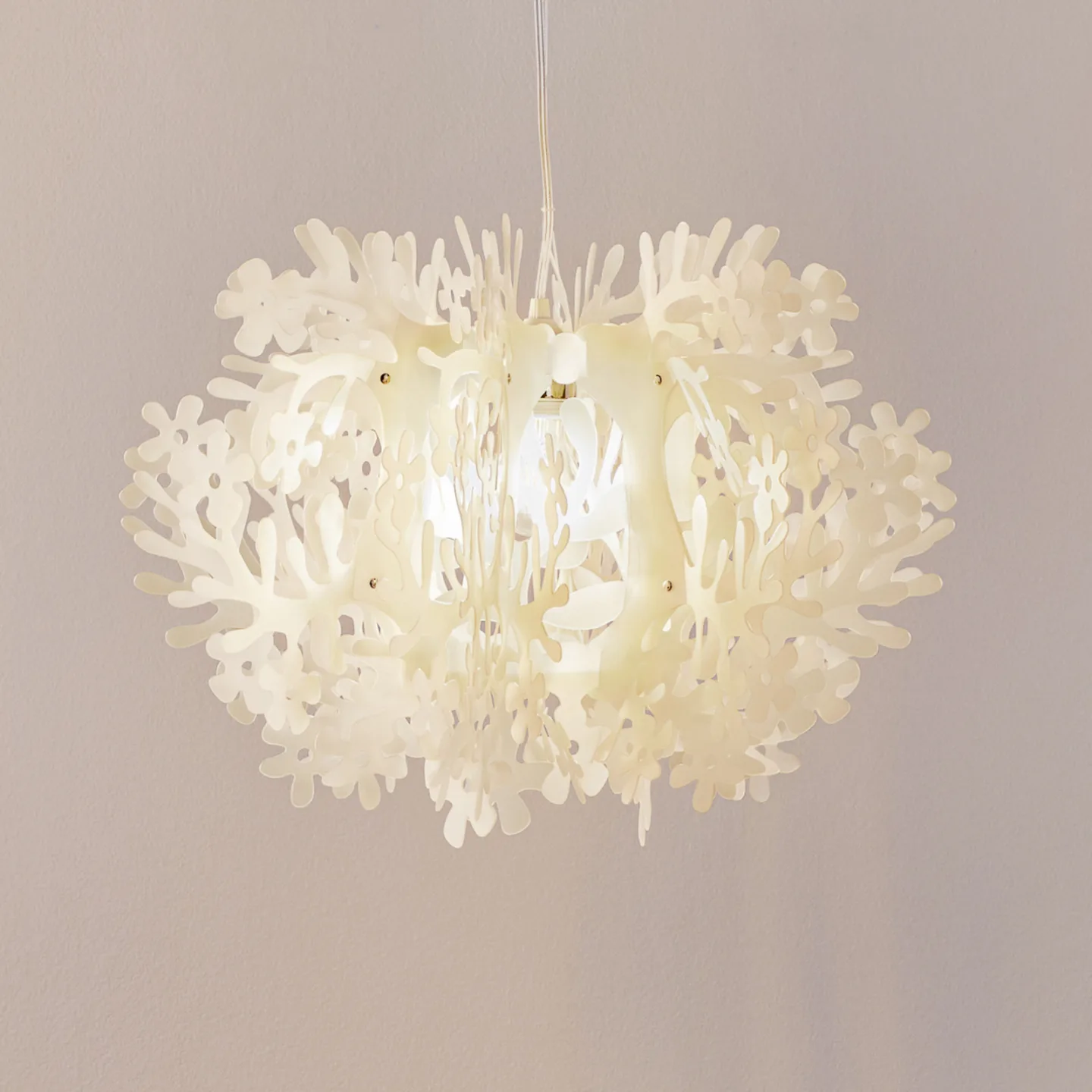 Fiorella Pendelleuchte Mini Weiß - SLAMP - Wohnzimmer - Design - Kunststoff - Einflammig