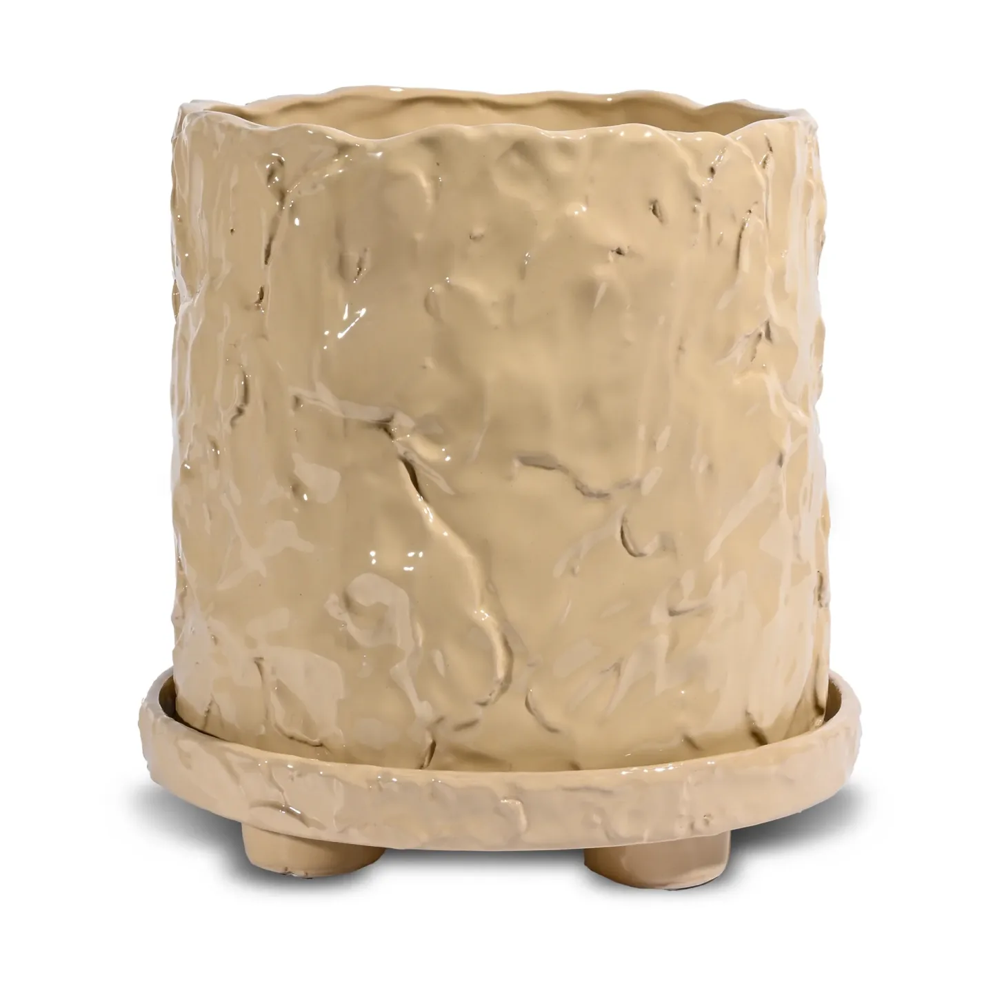 Byon Muddy kruka L Ø23 cm Beige
