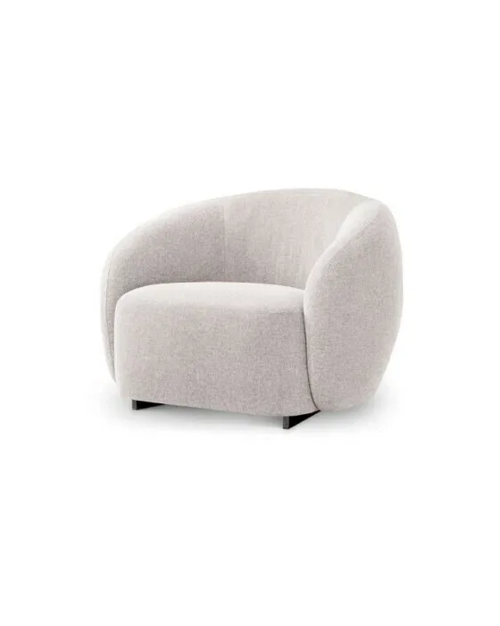 Brice lænestol mauritius light grey