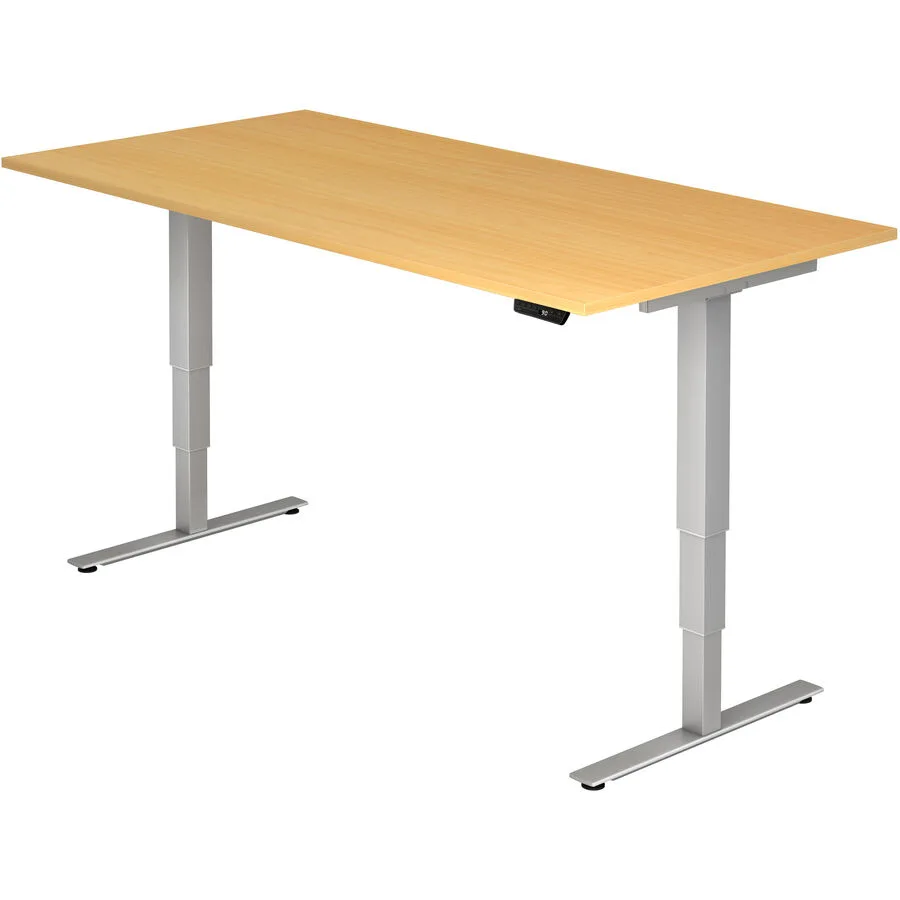 Schreibtisch Office buche Holzwerkstoff Höhenverstellbar B 200 T 100 cm
