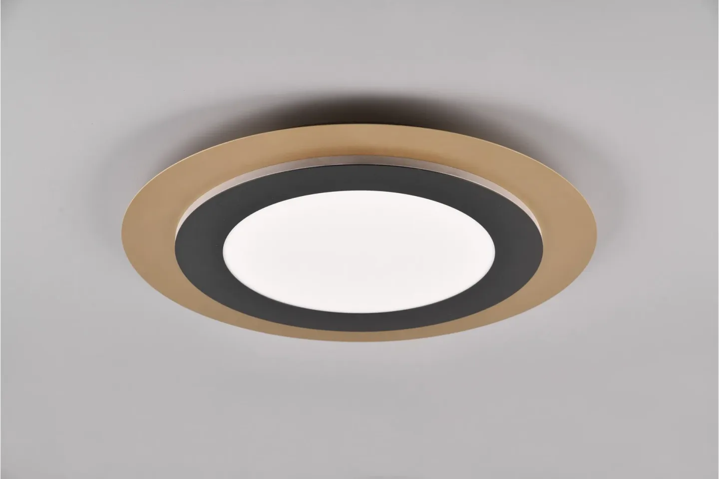 Morgan LED Plafond 45 cm mattsvart/ guld - Matt svart/Guld