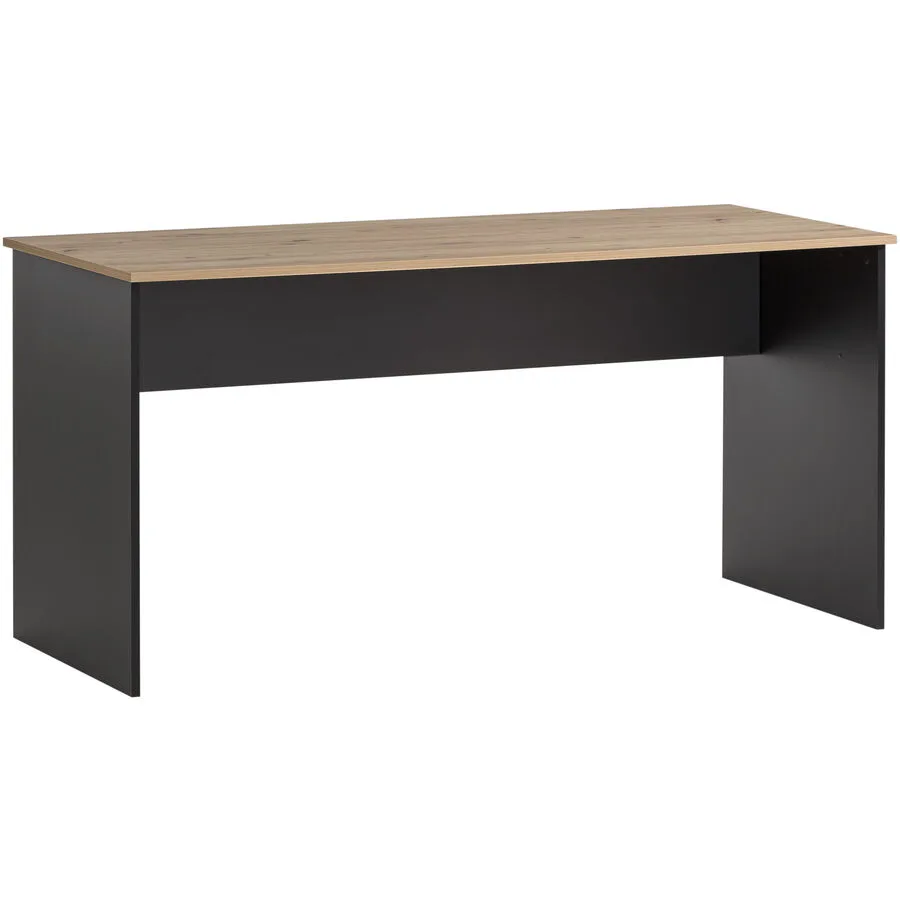 Schreibtisch Nio schwarz/Eiche Holzwerkstoff B 150 T 65 cm
