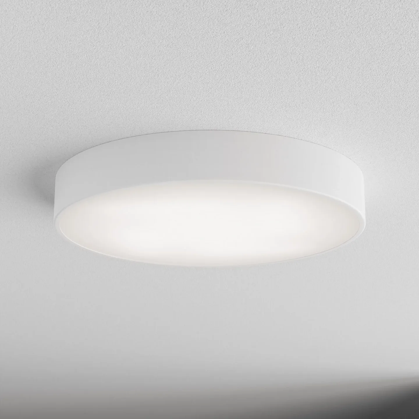 Cleo taklampa Ø 50 cm vit metall IP20 E27 TEMAR LIGHTING - Vardagsrum - Modern - Rund