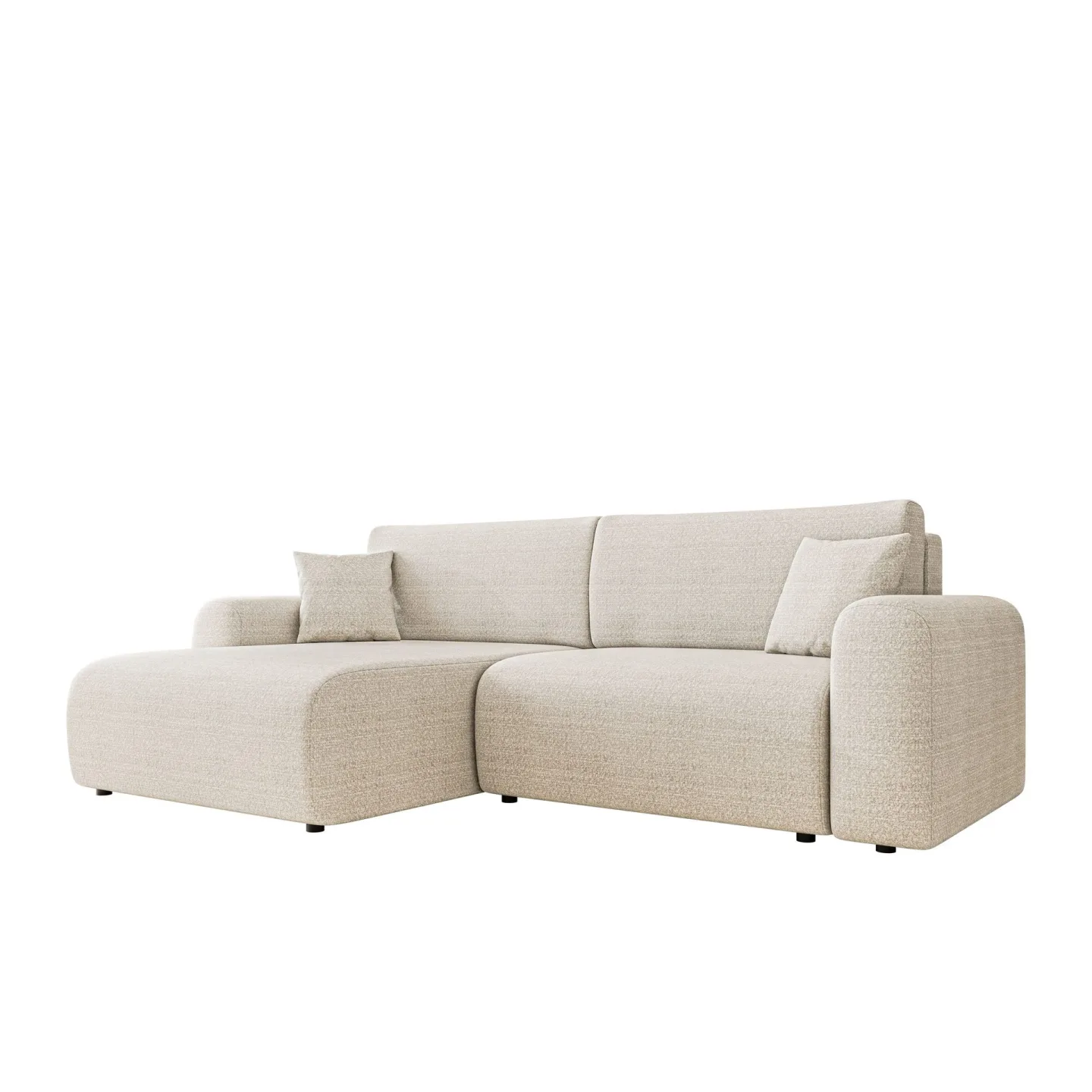 Brenor Bäddsoffa med Divan 3-sits - Ljusbeige