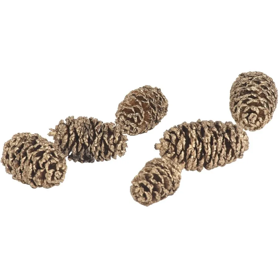 Streudeko COCON Gold Tannenzapfen