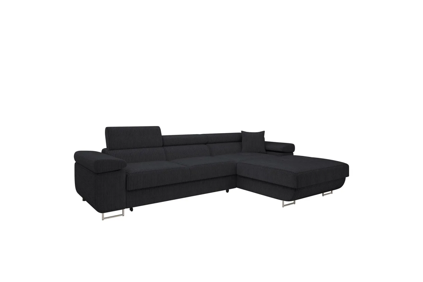 Gabina Soffa med Divan 3-sits - Mörkgrå