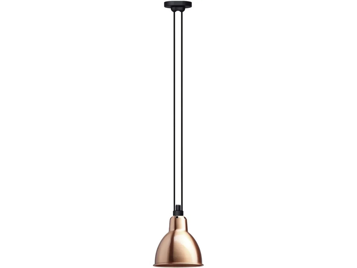 322 L Pendelleuchte Round Copper - Lampe Gras - Wohnzimmer - Metall