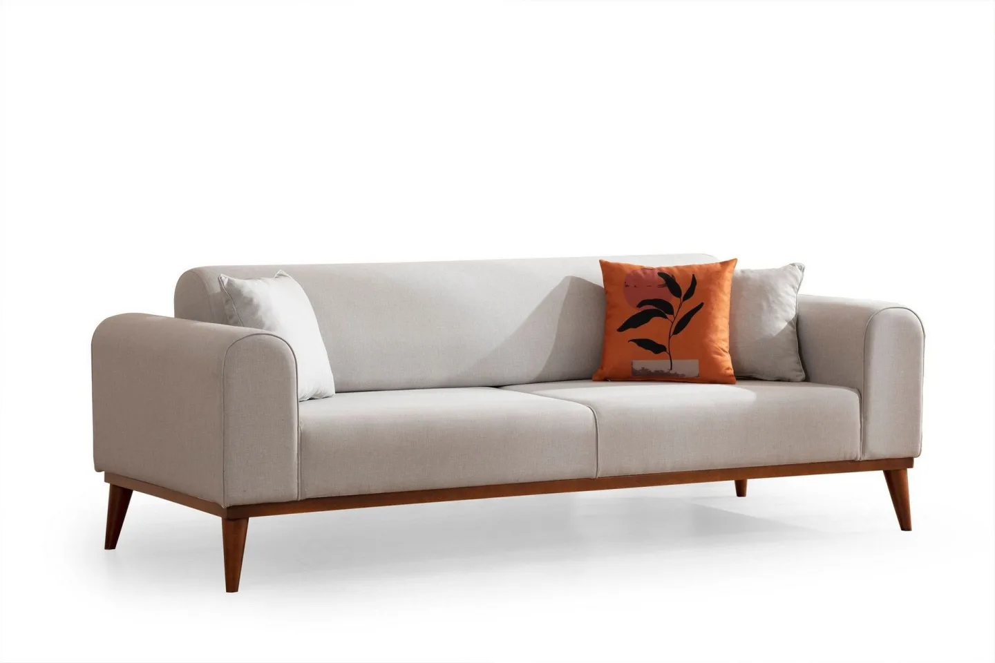 Akio Bäddsoffa 4-sits - Creme