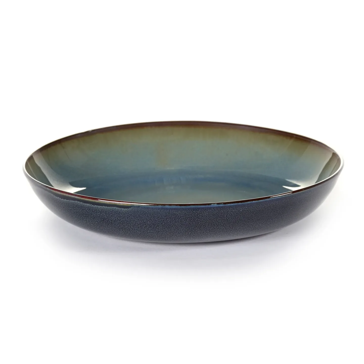 Serax Terres de Rêves pastatallrik 23,5 cm Blue grey-dark blue