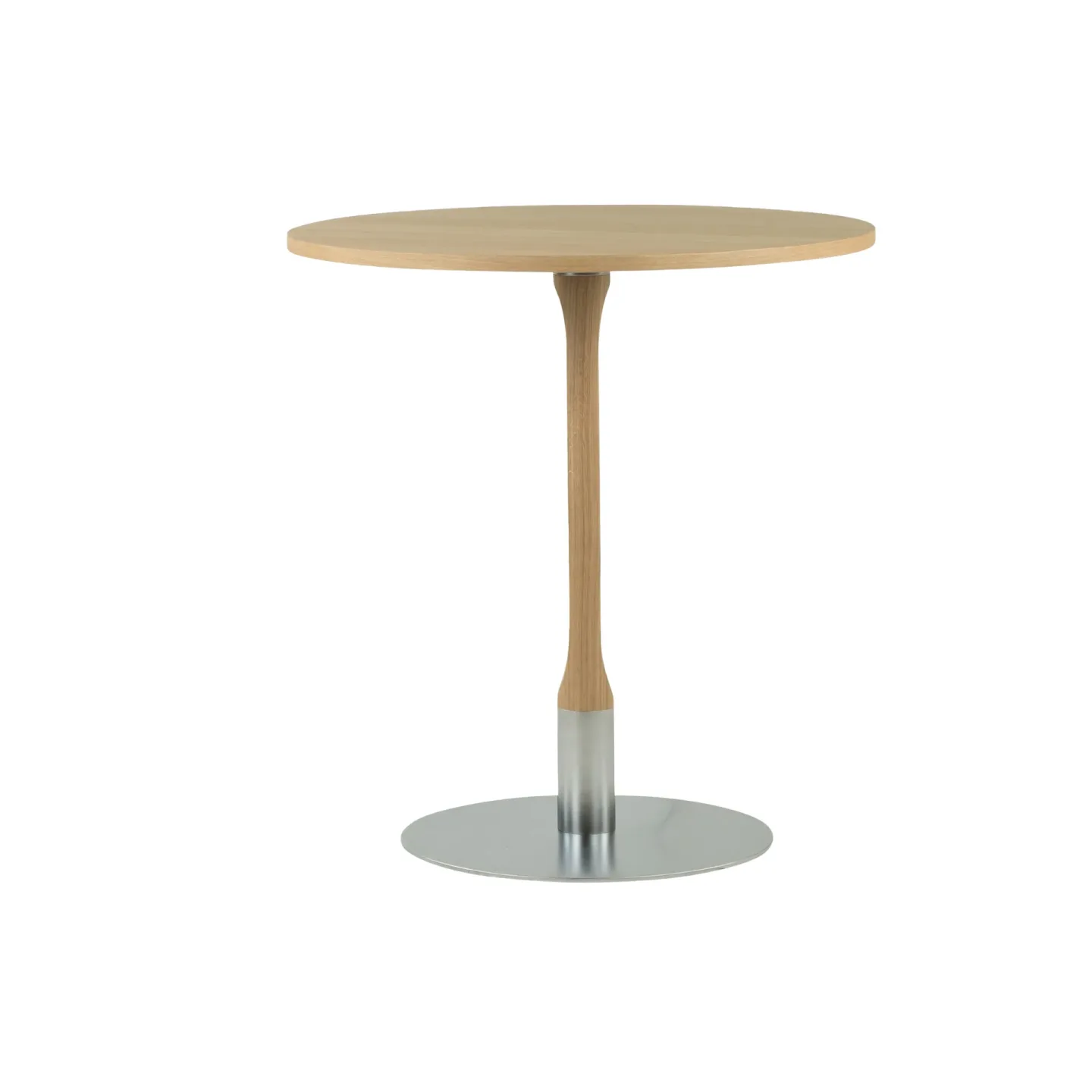 Mavis Rod Cafébord ⌀70 cm Weißpigmentierte, mattlackierte Eiche