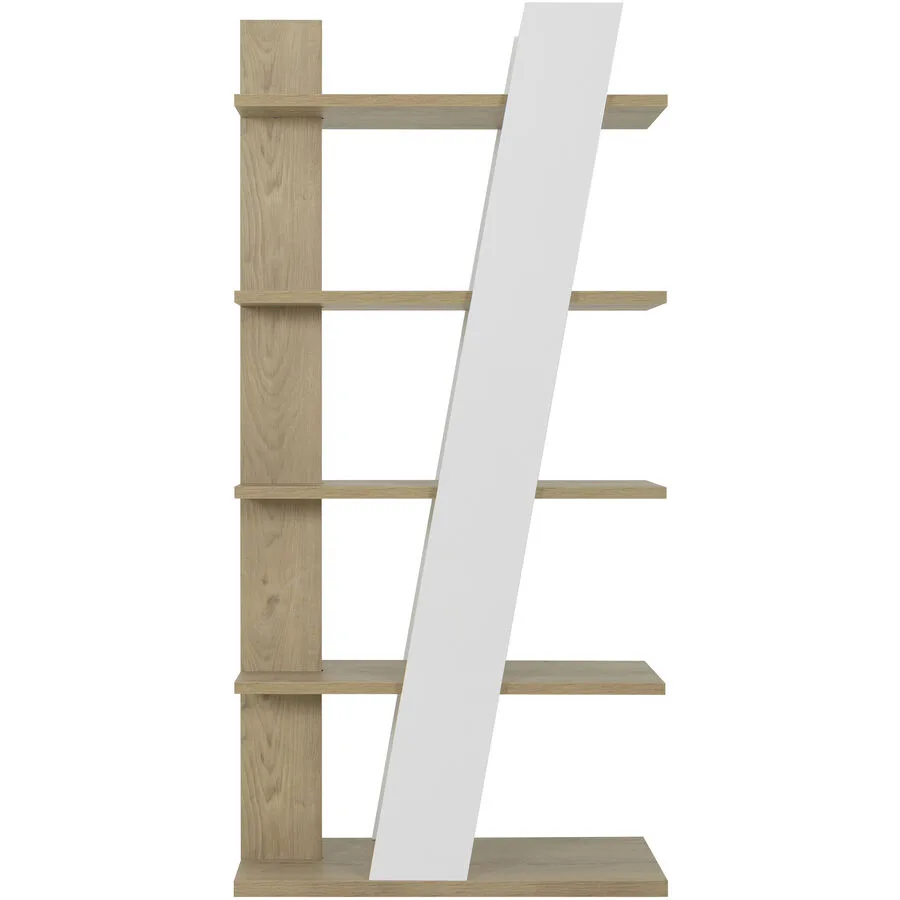 Bücherregal Epura eiche/weiss Holzwerkstoff B 40 H 187 cm