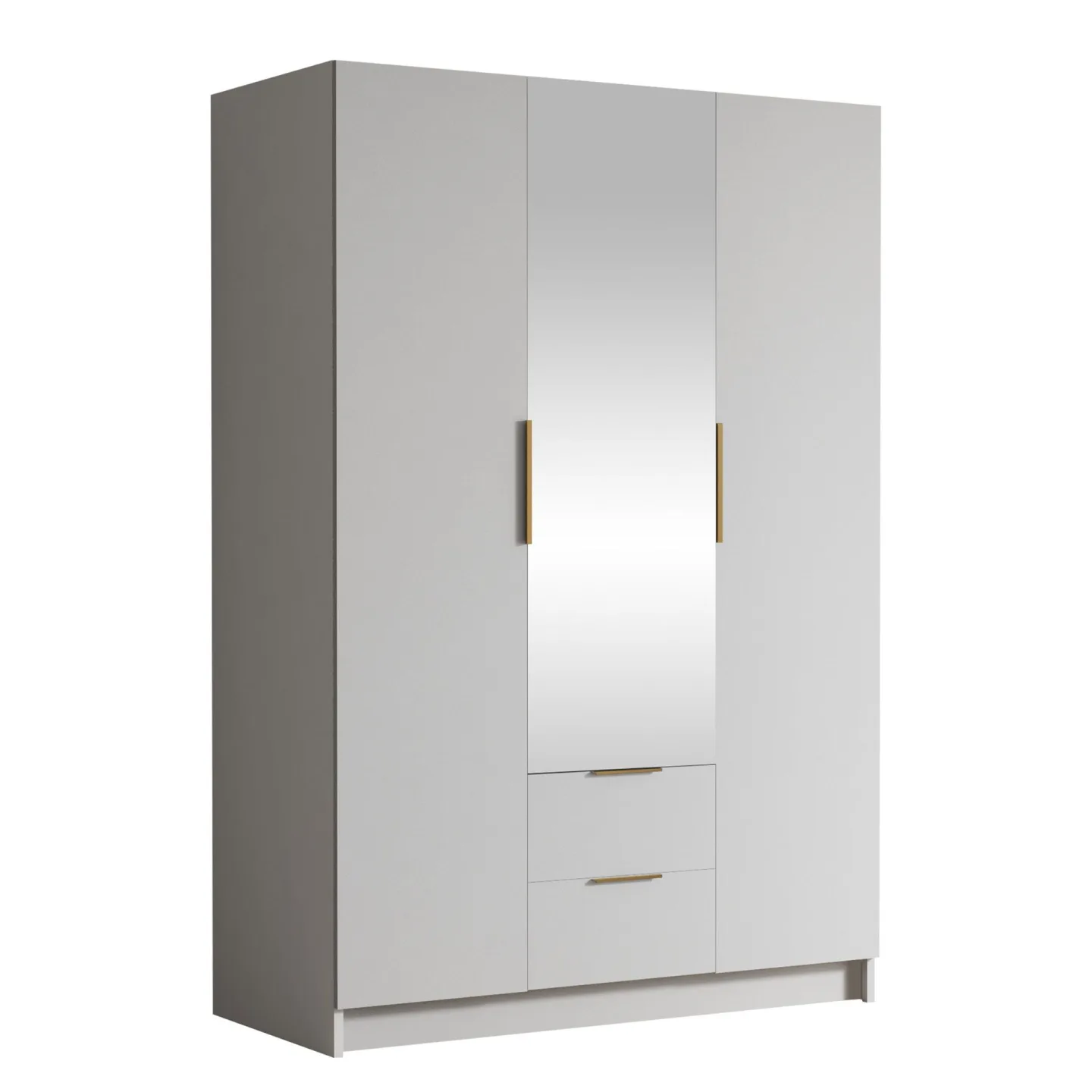 Varros Garderob med Spegel 150x216 cm - Vit