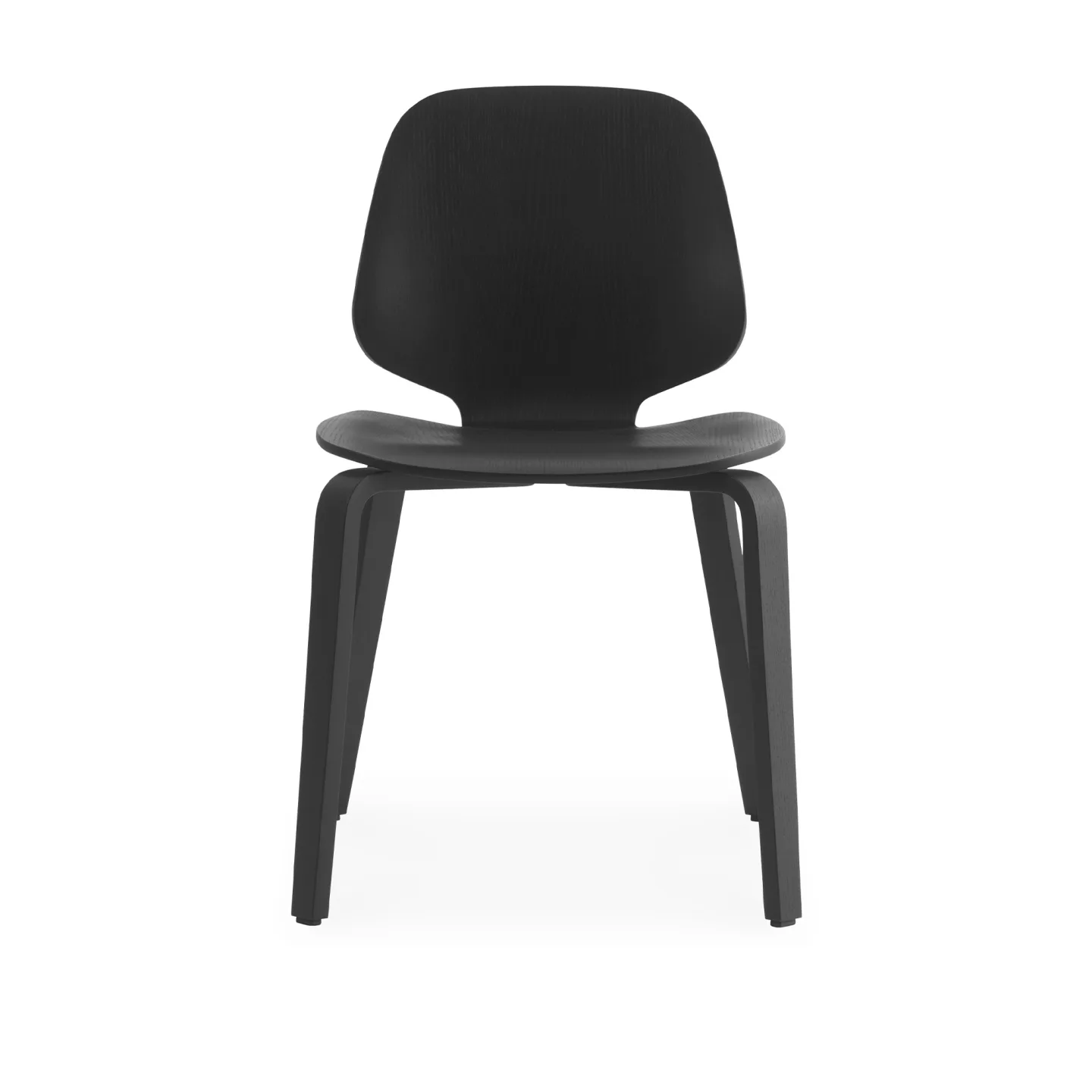 Normann Copenhagen - My Chair Wood Black - Matstolar - Nicholai Wiig Hansen - Svart - Trä