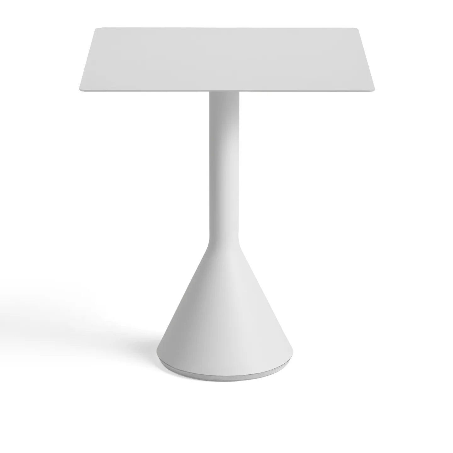 HAY Palissade Cone kvadratiskt cafébord 65x65 cm Sky grey
