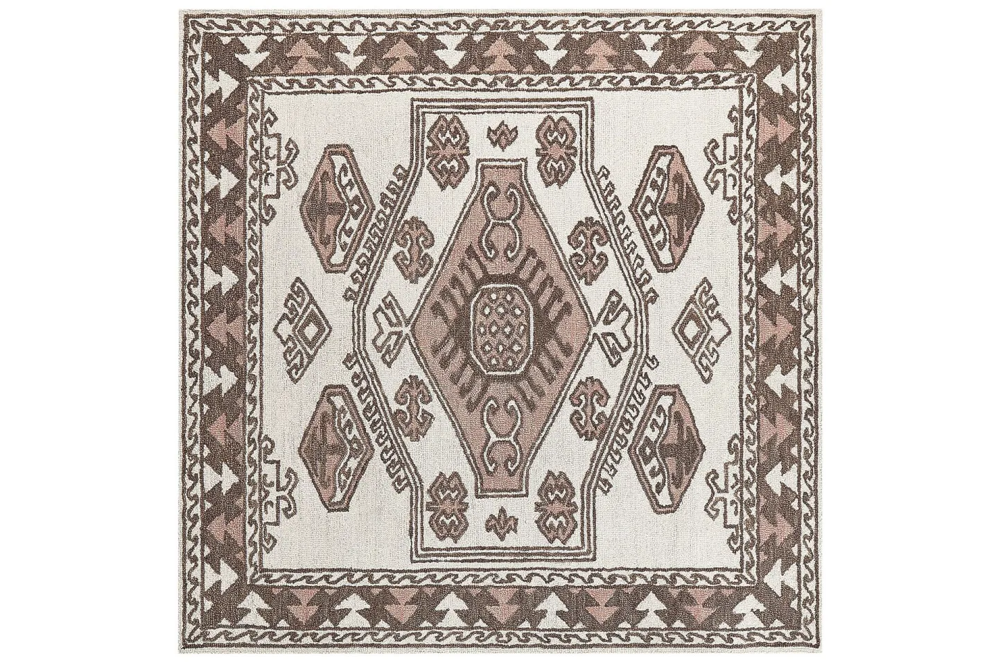 Tomarza Ullmatta 200x200 cm Kvadratisk - Brun