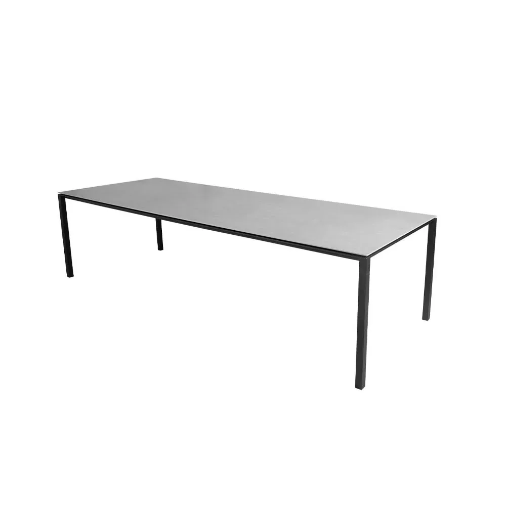 Cane-line Pure matbord Concrete grey-lava grey 280x100 cm