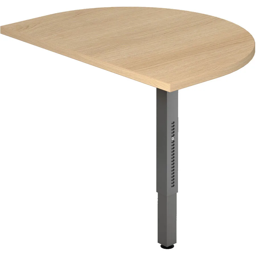 Anbautisch Office eiche Holzwerkstoff B 60 T 80 cm