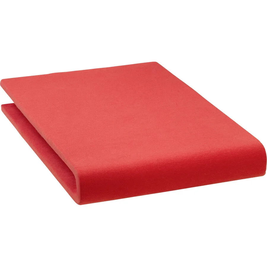 Fixleintuch Marcel cayenne Baumwolle 90 x 200 cm - Material: 97% Baumwolle, 3% Elasthan