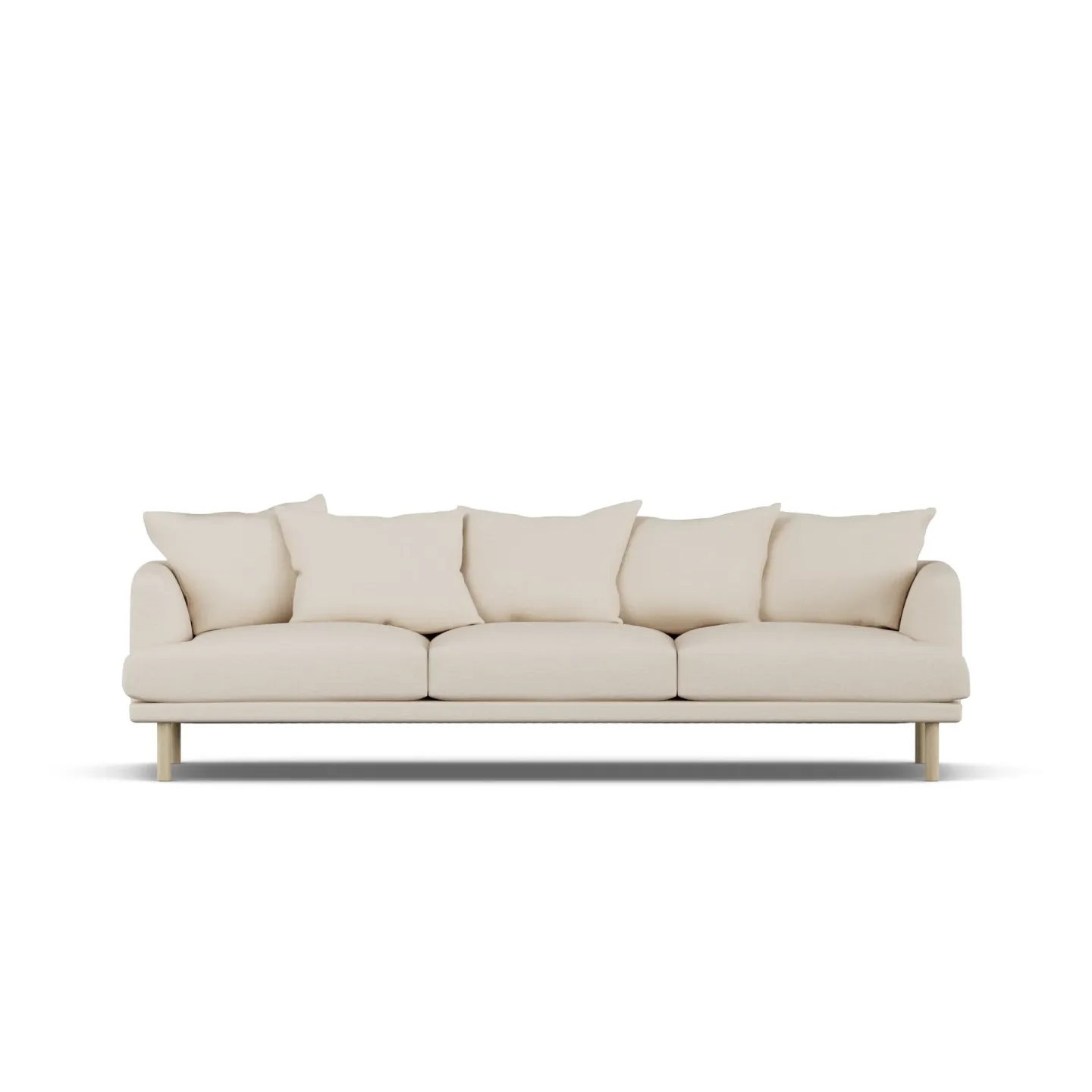 1898 Sjövik Sofa Same Beige 6670-Eiche weiß geölt, 3,5-sitzig