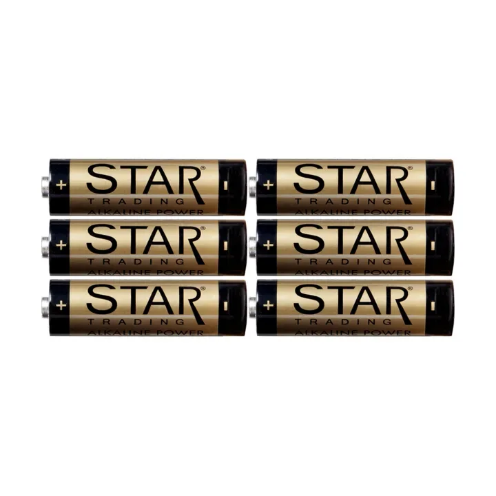 Star Trading Star Trading batteri 6-pack AA