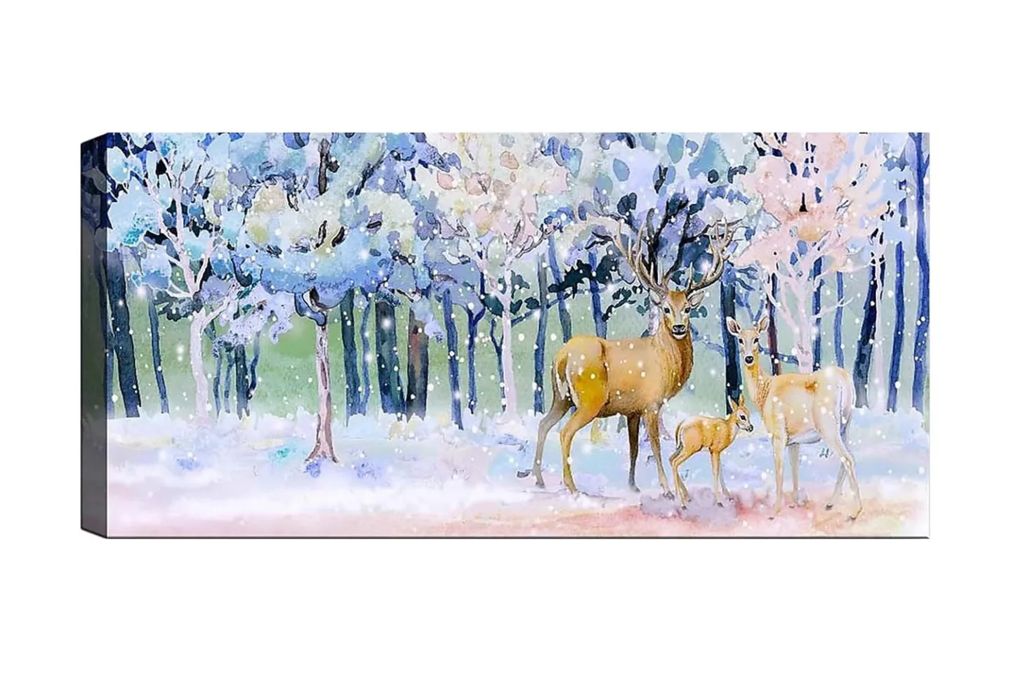 Canvastavla YTY Animals Flerfärgad - 120x50 cm