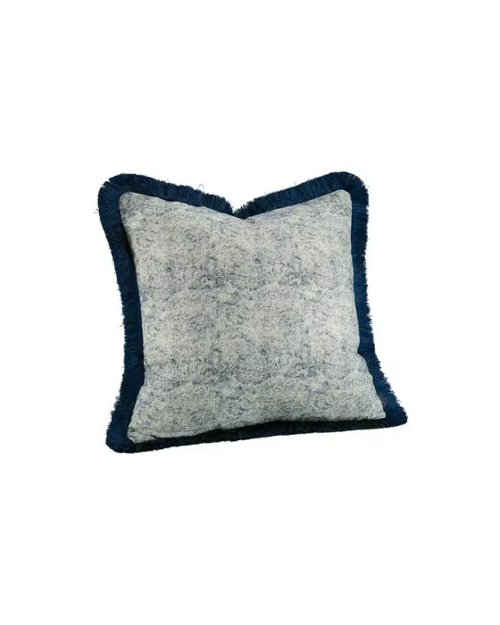Easton pudebetræk frynser indigo