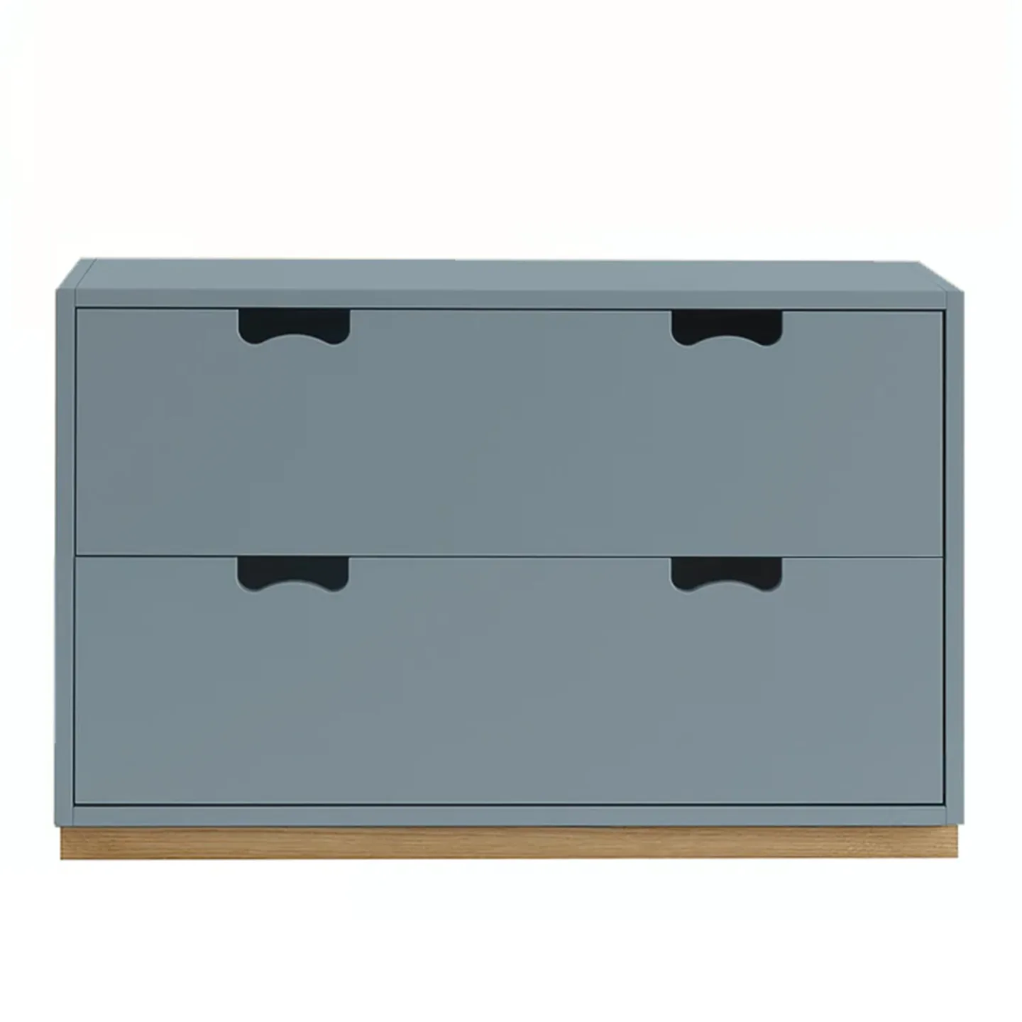 Asplund - Snow Drawer A2 - Nordic Blue, Ek Sockel - Skåp och vitrinskåp - Thomas Sandell & Jonas Bohlin - Blå - Trä